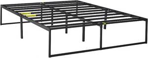 lot 500 image: Zinus Lorelei 14 Inch Platforma Bed Frame  Mattress Foundation  No Box Spring