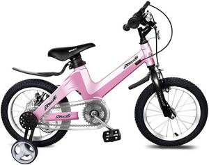 lot 526 image: Nice C BMX Kids Bike with Dual Disc Brake for Boy and Girl 12-14-16-18 inch Training Wheels (16 Pink)