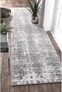 lot 508 image: Misty Shades Deedra Runner Rug, 2 5 x 9 5, Grey