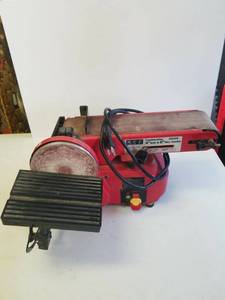 lot 35 image: Bench pro combination 4 belt & 6 disc sander