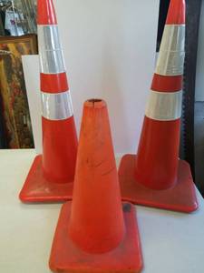 lot 103 image: orange construction cones