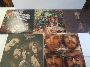 lot 108 image: Creedence Clearwater Revival records