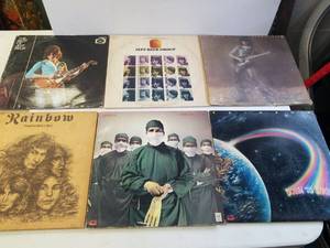 lot 126 image: Jeff Beck and rainbow records