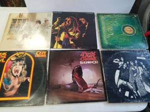 lot 127 image: Ozzy Osbourne Alice Cooper and Cheap Trick records