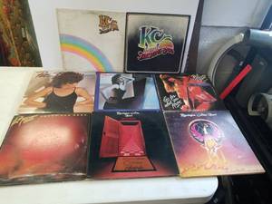 lot 130 image: Rossington Collins band,Pat Travers, Pat Benatar, KC and the sunshine band records