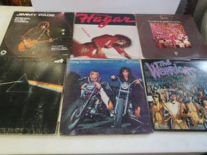 lot 138 image: original motion picture soundtrack The Warriors Cheap Trick Jimmy Page Sammy Hagar faces Pink Floyd records