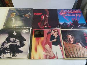 lot 139 image: Saxon rat Blue Oyster Cult Tommy Bolin Bob Welch records