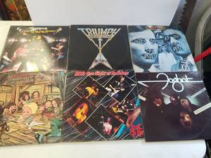 lot 142 image: Foghat Michael Shriver group UFO Black Oak Arkansas Triumph Whitesnake records