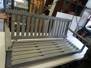 lot 163 image: hanging porch swing