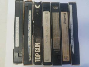 lot 182 image: VHS tapes