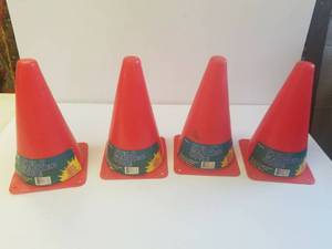 lot 187 image: 4 Field marker cones