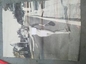lot 213 image: nude poster for the lady printed in England
