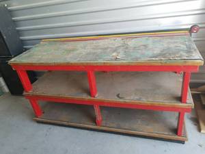 lot 216 image: Wooden Work Bench