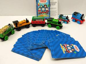 lot 508 image: Thomas the Train Magnetic Train Cars & Card Came