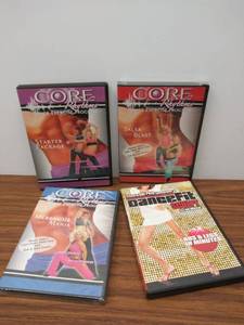 lot 562 image: 3 Core Rhythms Workout Dvds & Dance Fit for Abs & Legs