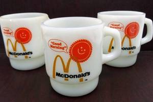 lot 594 image: Vintage McDonalds Good Morning Coffee Mug  Anchor Hocking