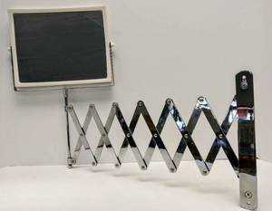 lot 600 image: Jerdon Model No. J2020C  Two-Sided Swivel Wall Mount Mirror with 5x Magnification