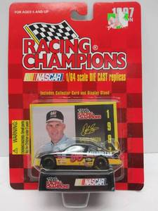 lot 545 image: Racing Champions 164 Scale Diecast with Collectible Card & Stand  1997 Edition  #96 David Green