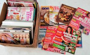 lot 607 image: Box of Womens Magazines  Crafts, Cooking & More