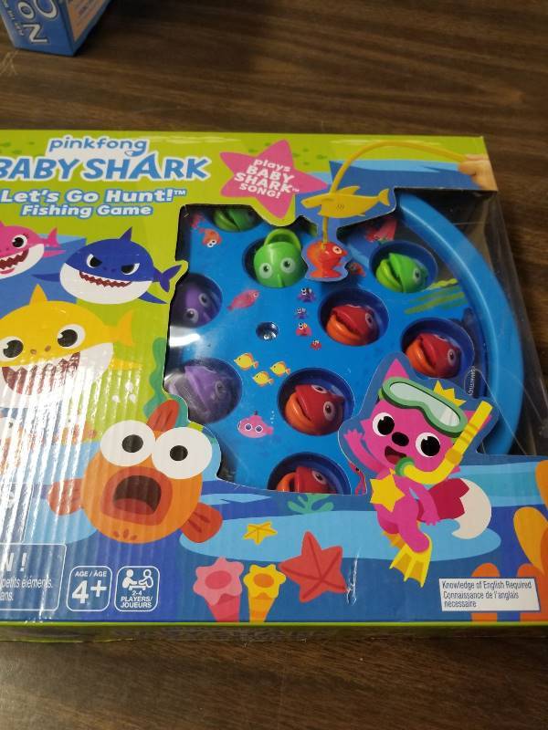 Pinkfong Baby Shark Let's Go Hunt! Fishing Game, No Contact Auction Lots  Of Kiddie Stuff And New Home Decor Items