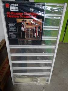 lot 2687 image: New 10-Runner Ventilated Drawer Frame Set Model 6206