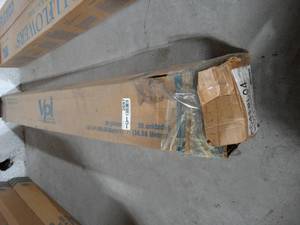 lot 2697 image: VPI BlackBrown 4 x 120 x 18 Thermoplastic Rubber Wall Base, Approx 12 Pieces