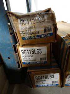 lot 2703 image: VPI Smoke 4 x 18 Thermoplastic Rubber Wall Base, Approx 90 Pieces