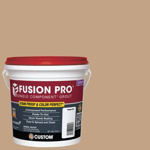 lot 2766 image: Fusion Pro #156 Fawn 1 Gal. Single Component Grout, Qty 1