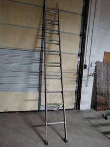lot 2836 image: Large extension ladder