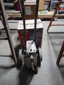 lot 2838 image: CampBell Hausfeld 12 HP Airless Paint Sprayer