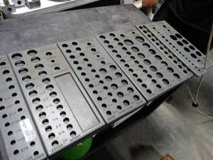 lot 2865 image: Craftsman Socket Organizer