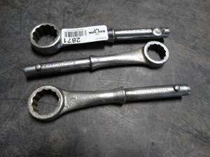 lot 2871 image: Snap-On  Heavy Duty Flank Drive Straight Box Tubular Wrenches