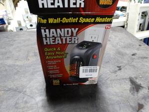 lot 2877 image: AS SEEN On TV Handy Heater
