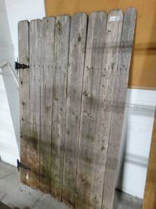 lot 2934 image: Wooden Fence Gate