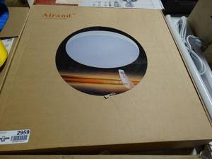lot 2959 image: Airand Light Fixture with Remote