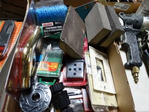 lot 2964 image: Sanding Blocks, outlet Covers and other hardware