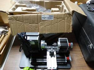 lot 2969 image: tool the first mini metal lathe