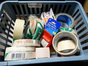 lot 2971 image: Large lot of Misc rolls of Tape