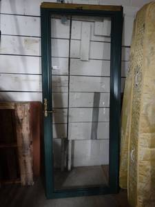 lot 8911 image: Glass Storm Door 32x79