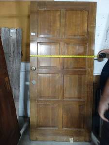 lot 8914 image: Solid wood Door 36x79