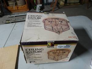 lot 8921 image: ceiling light fixture