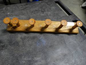 lot 8941 image: Wooden Wall Hanger