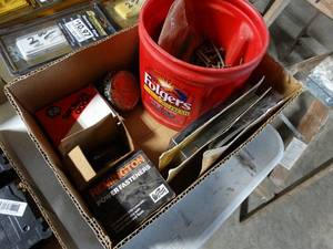lot 8949 image: Lot of Misc. Hardware-- Nails, Fasteners, etc.