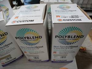 lot 2794 image: Polyblend #101 Quartz 10 lb. Non-Sanded Grout, Qty 3