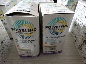 lot 2799 image: Polyblend #156 Fawn 10 lb. Non-Sanded Grout, Qty 3
