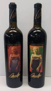 lot 9545 image: 1998 & 1999 Marilyn  Napa Valley Cabernet Sauvignon 6th & 7th Vintage  Both are Numbered