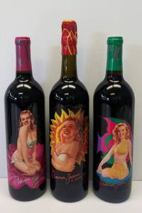 lot 9547 image: 3 Bottles of Norma Jean Collectible Merlot  2005, 2006 & 2007