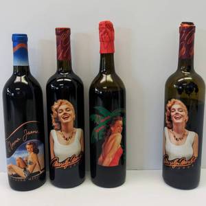 lot 9548 image: 2 Bottles of 2003 Marilyne Merlot  2000 & 2002 Norma Jeane  4 Bottles Total