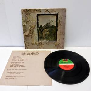 lot 9554 image: 1971 LP Vinyl Record   Led Zeppelin IV (Untitled) Album - SD 19129