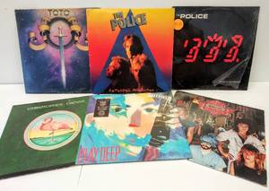 lot 9559 image: 6 - 1970s & 80s Albums  TOTO, The Police, Night Ranger & More